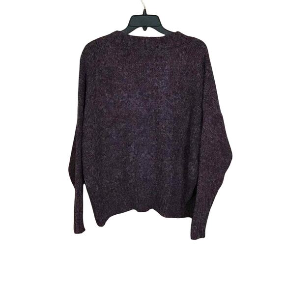 Abound Womens XS Sweater Purple V-Neck Long Sleeve Ribbed Hem Soft Knit NWT - Picture 16 of 16